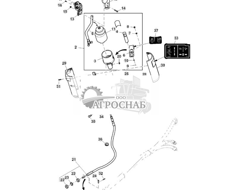 Рукоятка управления сдвоенного SCV - ST820533 358.jpg